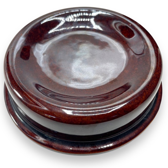 Pfaltzgraff Vintage Gourmet Brown Stoneware Glaze Coffee Tea Pot w/ Lid 8" Tall - Picture 6 of 12